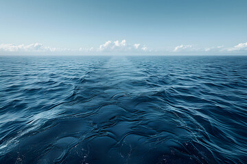 Obraz premium Clear sky in the morning from the sea in Horizon spring High quality photo