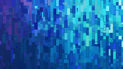 Bits of Blue: A Multicolored 8-Bit Pattern
