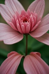 Fototapeta premium close up shot professional photograph of single flower