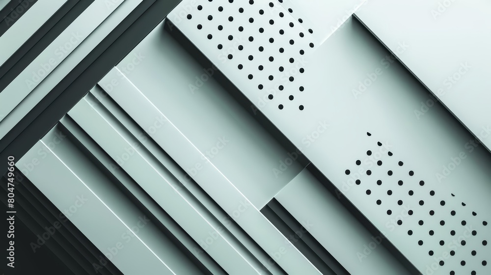 Aufkleber create a 3d rendering of a geometric pattern