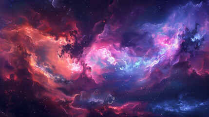 Nebulae Symphony Brushstrokes of the Cosmos