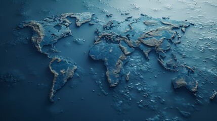 Exploration of World Map Travel Destinations Concept