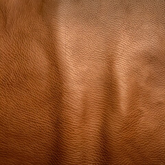 A detailed close-up of a rich, brown leather surface with meticulous stitching, embodying quality craftsmanship