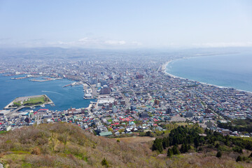 函館山から見た函館市