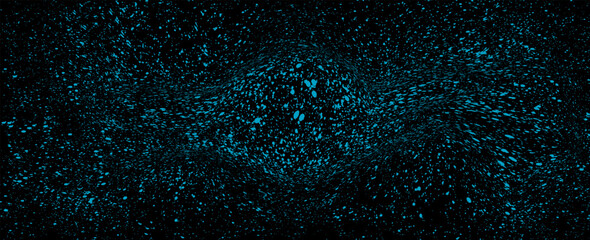 Space background with spiral galaxy and stars. vector