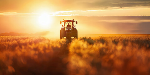 Fototapeta premium Photo of an agricultural field