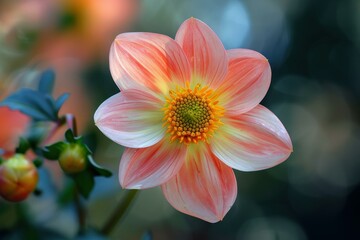 Vibrant Beautiful summer flower. Floral plant. Generate Ai