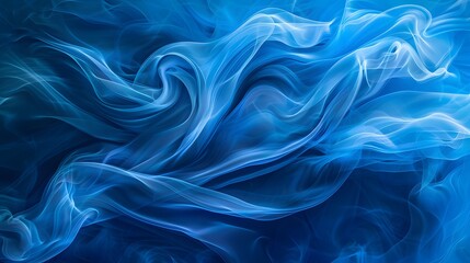 Obraz premium blue wave background