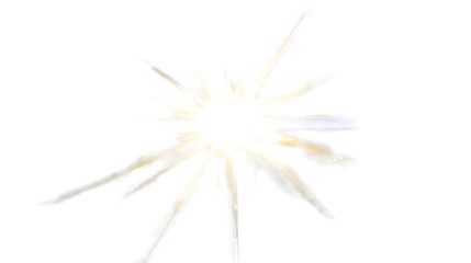 Vector transparent sunlight special lens flare light effect. white background, png