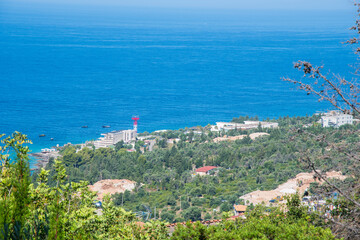 Town of Dhermi on the Albanian Riviera