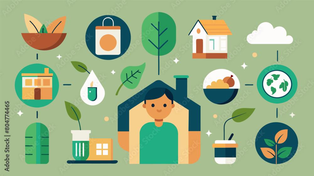 Poster discover the benefits of using ecofriendly materials and how to source them for your home and daily 