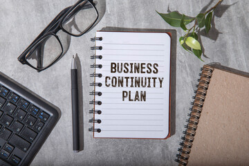 text BCP Business Continuity Plan.
