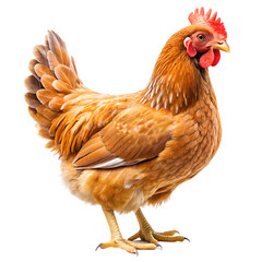 Fototapeta premium Chicken isolated on transparent background