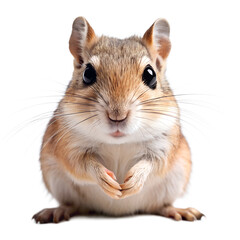 Gerbil isolated on transparent background