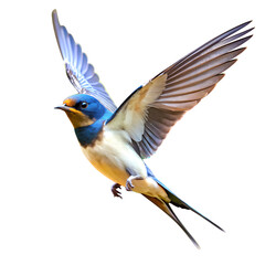 Swallow isolated on transparent background