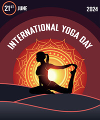 vector banner international yoga day-12