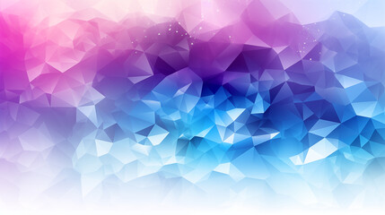 Vivid Blue to Purple Gradient Polygon Background