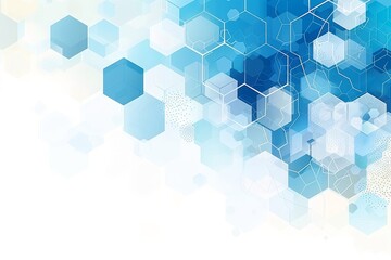 Abstract blue hexagon technology pattern for futuristic digital futuristic backgrounds