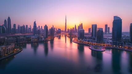 Fototapeta premium dubai panoramic