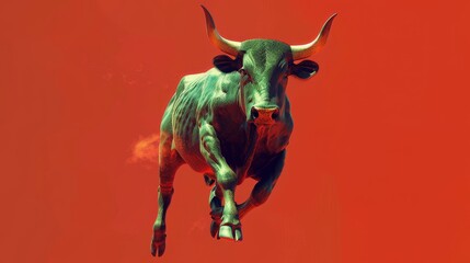 Witness a Bull's Graceful 3D Maneuvers