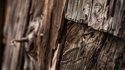 Old barn wood texture, close up, weathered and rustic, soft focus background, overcast light 