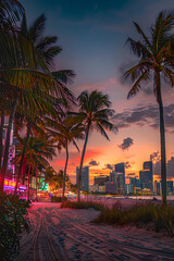 Experiencing Miami: Sunset Skylines, Nightlife, and The Beach