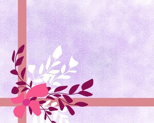 abstract background background with a floral theme, combined with natural and beautiful colors