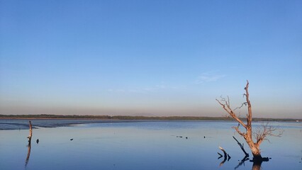 Malabon dike in a very hot but pretty morning
