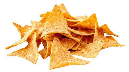Fototapeta premium Nachos on a white background, png