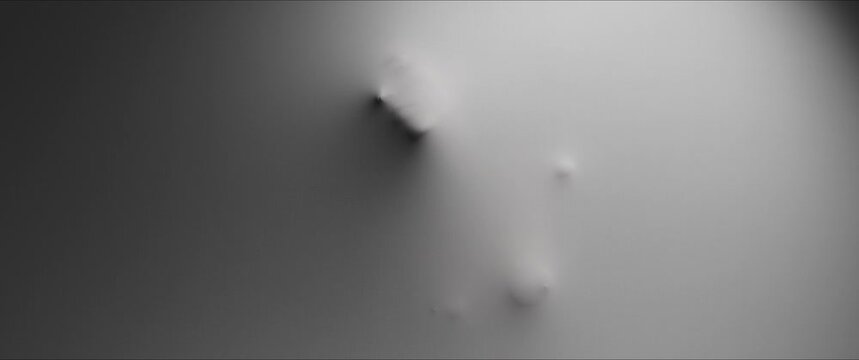 A young woman's body shape appears from the white wall