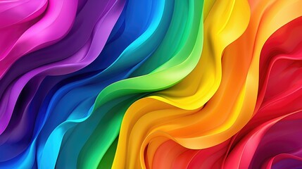Celebratory abstract background in honor of LGBT Pride Month, Ai Generated.
