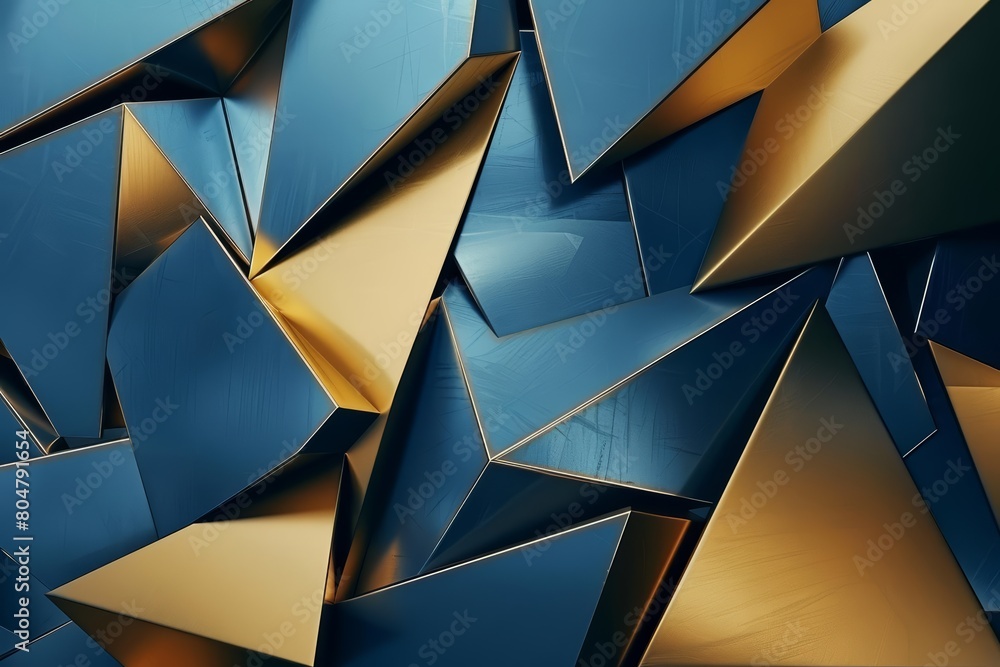 Poster create a seamless, geometric pattern of interlocking triangles