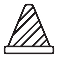 cone line icon