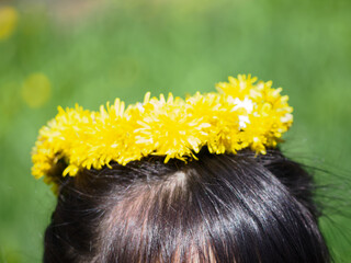 タンポポの花冠