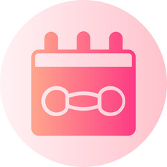 calendar gradient icon