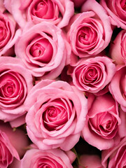 pink roses background