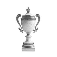 Fototapeta na wymiar Isolated Trophy PNG on Transparent Background. Achievement and Success Illustration for Design Projects.