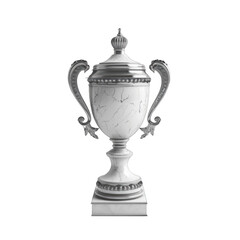 Fototapeta premium Isolated Trophy PNG on Transparent Background. Achievement and Success Illustration for Design Projects.