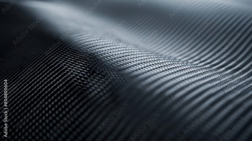 Poster dynamic lines pattern on a black fabric. modern and eye-catching textile for stylish projects.