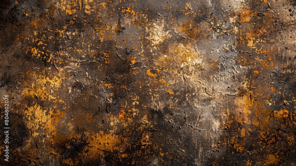 Poster dynamic textures: a wall adorned with vibrant paint splatters and delicate cracks, a visual symphony