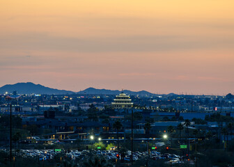 Phoenix, Arizona at sunset