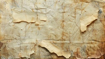 A paper with a lot of holes and tears