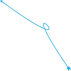 Attractive And Decorative Pointing Arrow