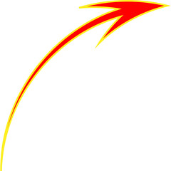 Attractive And Decorative Pointing Arrow