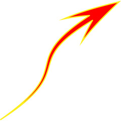 Attractive And Decorative Pointing Arrow