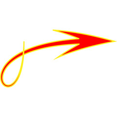 Attractive And Decorative Pointing Arrow