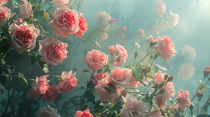 pink rose background, romantic background