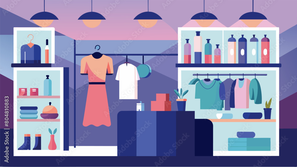 Poster a clothing store implementing a sensoryfriendly hour where the overwhelming scents of perfumes and c