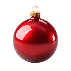 red christmas ball
