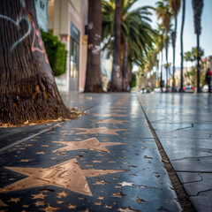 Hollywood Walk of Fame Star Boulevard - Iconic Celebrity Sidewalk